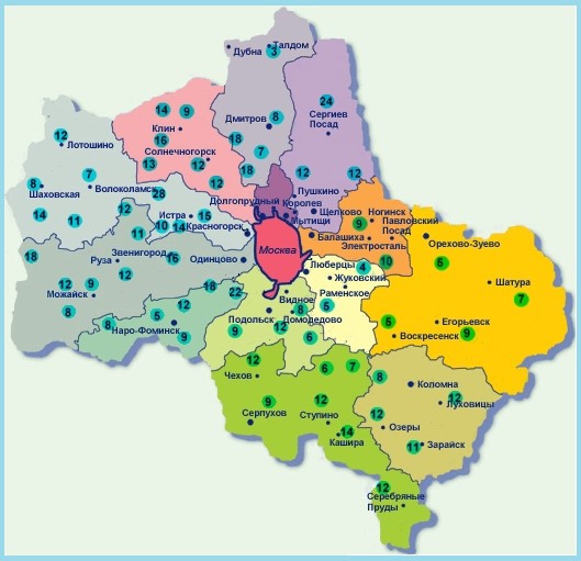 карта глубин копка колодца Ступинский район